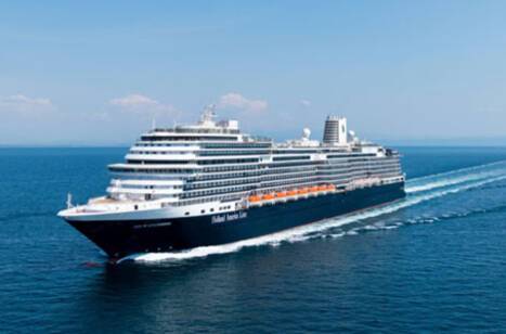 Holland America Line's Nieuw Statendam at sea