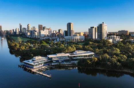 A panoramic view of Perth