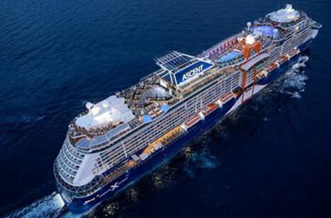 Celebrity Ascent sailing