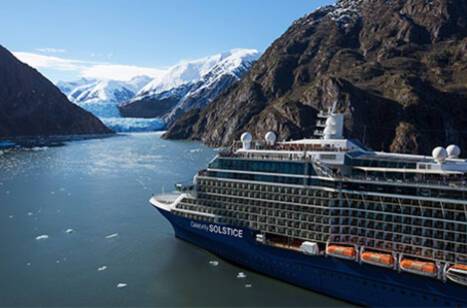 Celebrity Solstice in Tracy Arm Fjord