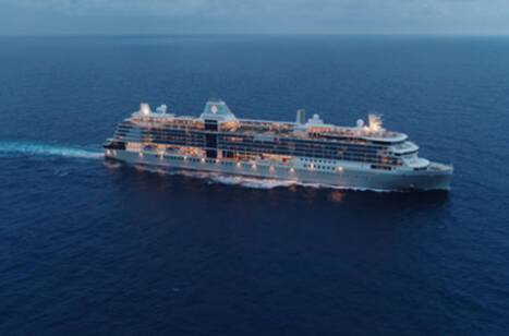 Panoramic image of Silver Ray, Silversea, at sea