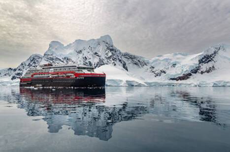 MS Roald Amundsen in Antarctica