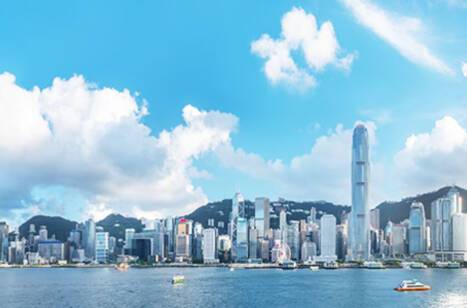 A panoramic view of Hong Kong’s skyline