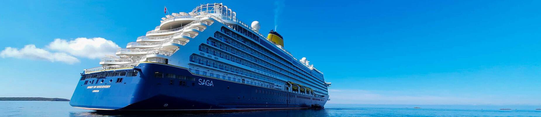 Spirit of Discovery at sea