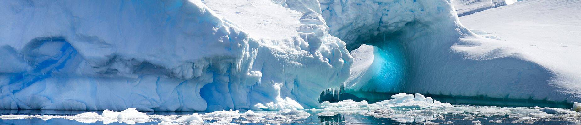 Panoramic view of Antarctica