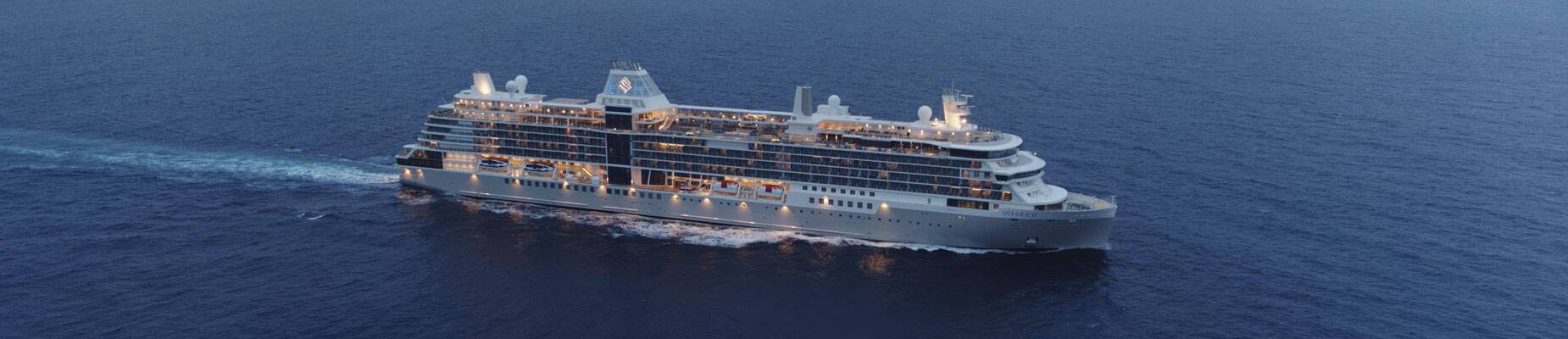 Panoramic image of Silver Ray, Silversea, at sea
