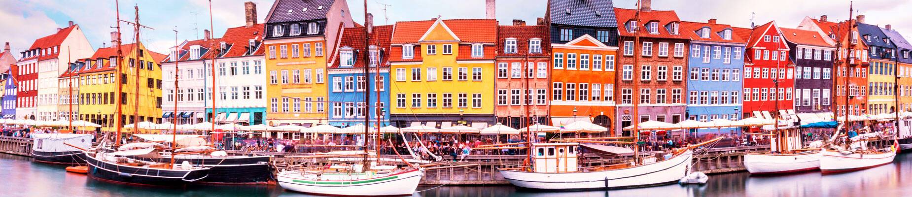 Panoramic image of Copenhagen