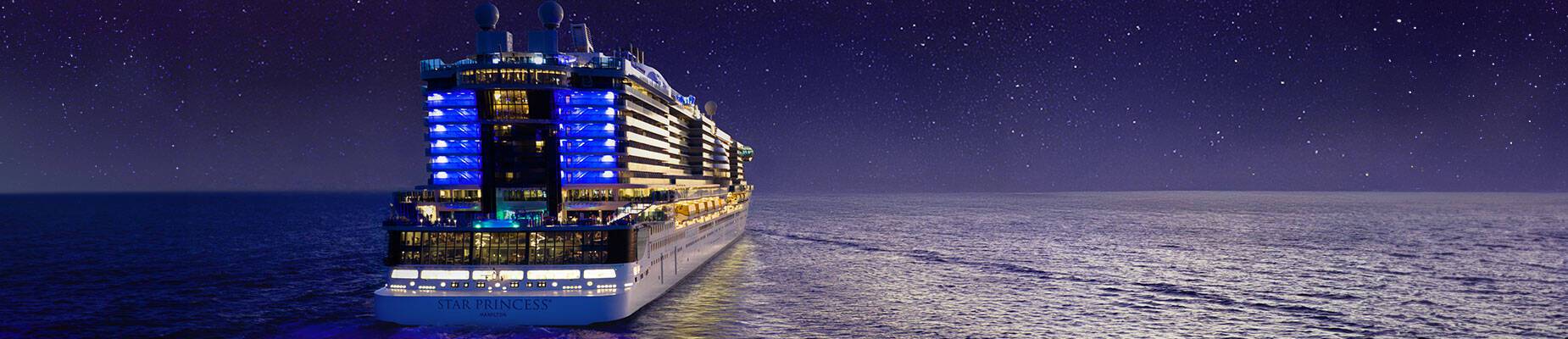 Star Princess at sea