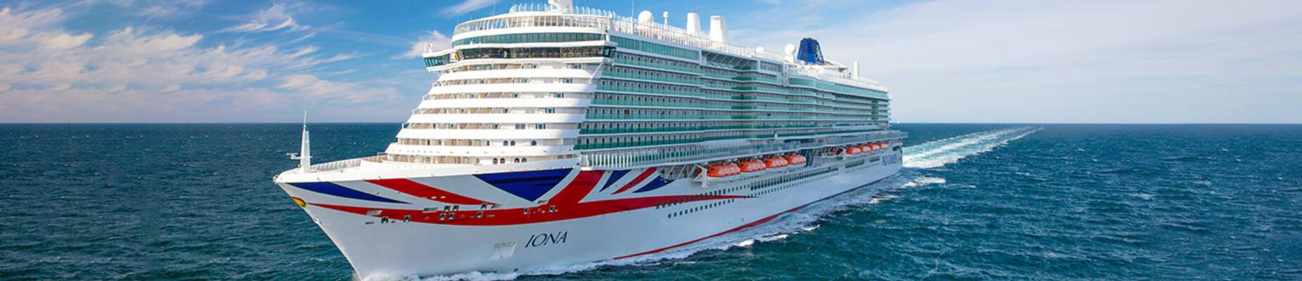 P&O Cruises ships by size
