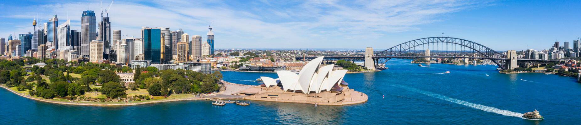 Panoramic image of Sydney, Australia