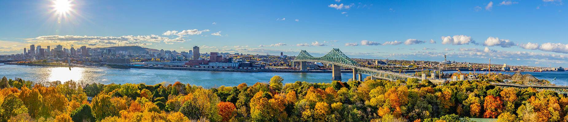 A panoramic view of Quebec