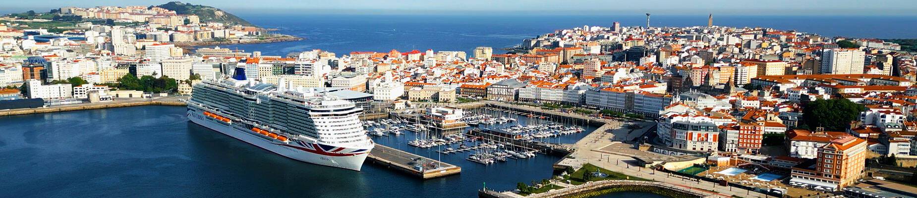 Arvia docked in La Coruna, Spain