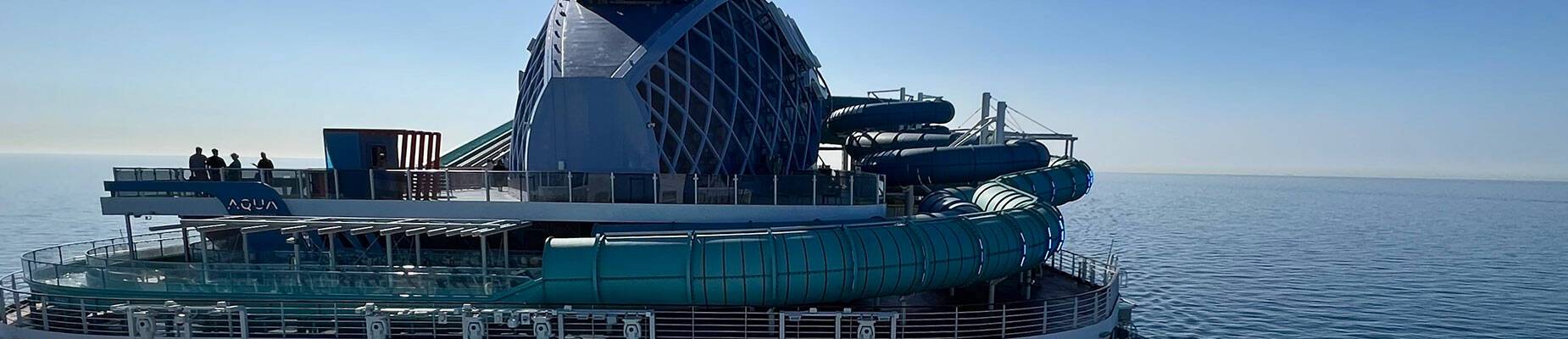 The top deck of Norwegian Aqua