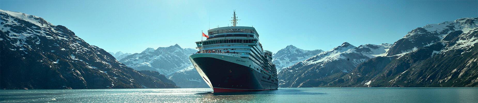 Queen Elizabeth in Glacier Bay