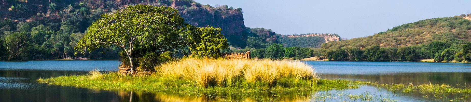 Raj Baug Lake at Ranthambore
