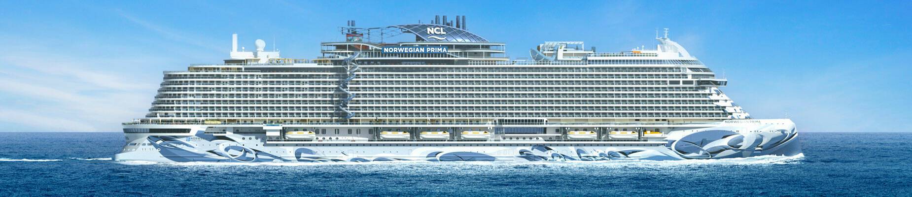 Norwegian Prima at Sea