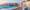 A panoramic view of Mykonos at sunset