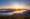 A panoramic image of Tromso, Norway, at sunset