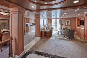 Grand Suite Living Area, Queen Elizabeth, Cunard