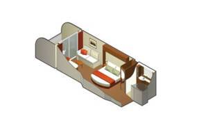 Veranda Stateroom Floor Plan on Celebrity Reflection