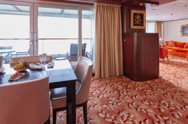 Olsen Suite Dining Area, Bolette, Fred. Olsen Cruise Lines