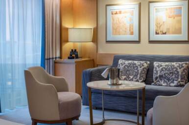 Mini Suite Bedroom, Arcadia, P&O Cruise - Double Configuration