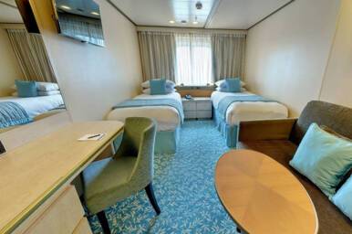 Ocean View Cabin Bedroom, Bolette, Fred. Olsen Cruise Lines