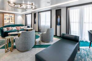 Grand Suite Lounge Area, Queen Anne, Cunard