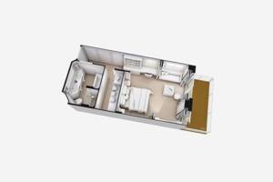 Concierge Suite floor plan, Seven Seas Explorer, Regent Seven Seas