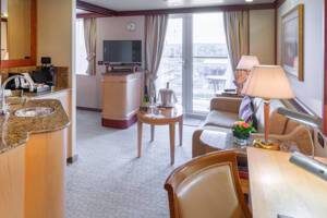 Penthouse Suite Living Area, Queen Victoria, Cunard