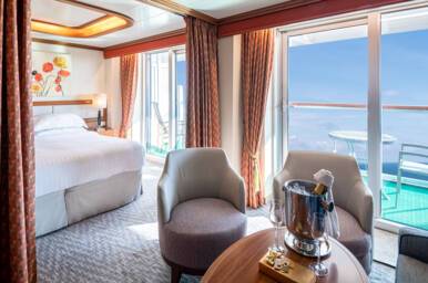 Penthouse Suite Living Area, Ventura, P&O Cruises