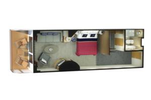 Princess Grill Floor Plan, Queen Victoria, Cunard