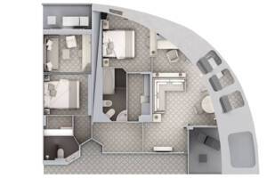 Silver Cloud Royal Suite Floor Plan