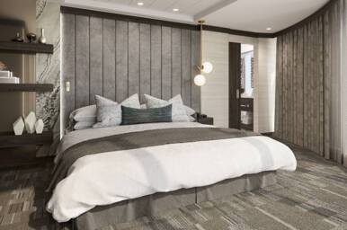 The Haven Deluxe Owner's Suite Bedroom, Norwegian Epic