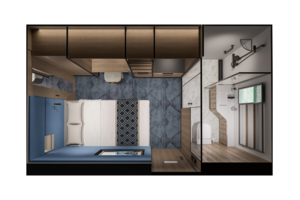 Studio Floor plan, Norwegian Prima