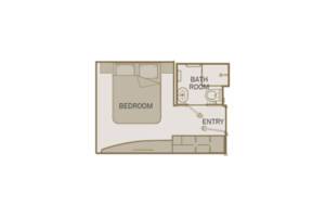 Standard Suite (D), Floor Plan, Scenic Jade
