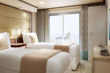 Sky Suite, Second Bedroom, Enchanted Princess, Princess Cruises