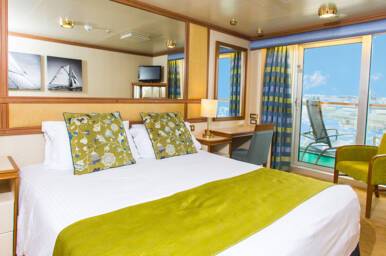 Balcony Bedroom, Azura, P&O Cruises