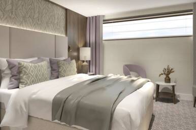 Forward Cabin, Emerald Deck, MS Riviera Rose, Riviera Travel - Configuration may vary.