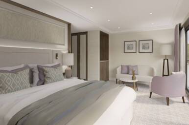 Superior Suite Bedroom (2), MS Riviera Radiance, Riviera Travel