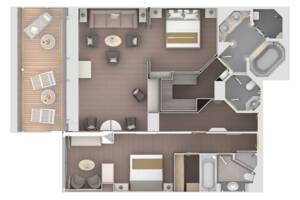 Silver Dawn Silver Suite Floor Plan