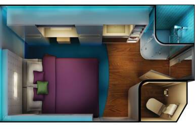 Studio floor plan, Norwegian Escape