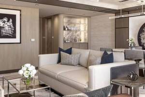 Grandeur Suite Living Area, Seven Seas Grandeur