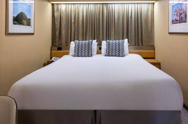Large Inside Bedroom, Arcadia, P&O Cruises -  Image based on an C152, configuration may differ