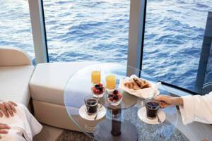 In-Suite Dining, Penthouse Panorama Suite, Seabourn Venture