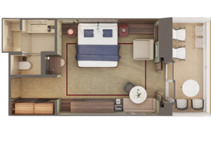 The Haven Penthouse Floor plan, Norwegian Prima