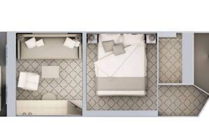 Silver Cloud Veranda Suite Floor Plan