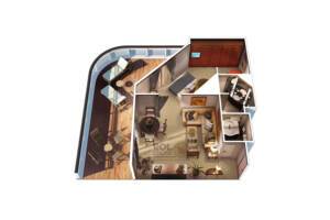 Owner's Suite, Floor Plan Sirena, Oceania Cruises