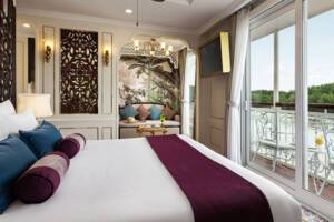 Grand Suite Bedroom, Mekong Jewel, Uniworld