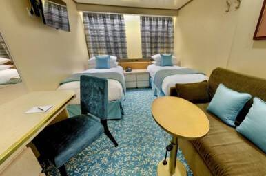 Interior Cabin Bedroom, Bolette. Fred. Olsen Cruise Lines